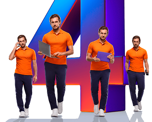 Великолепная четверка Ростелеком в деревня Гуреевка (Орловская область)